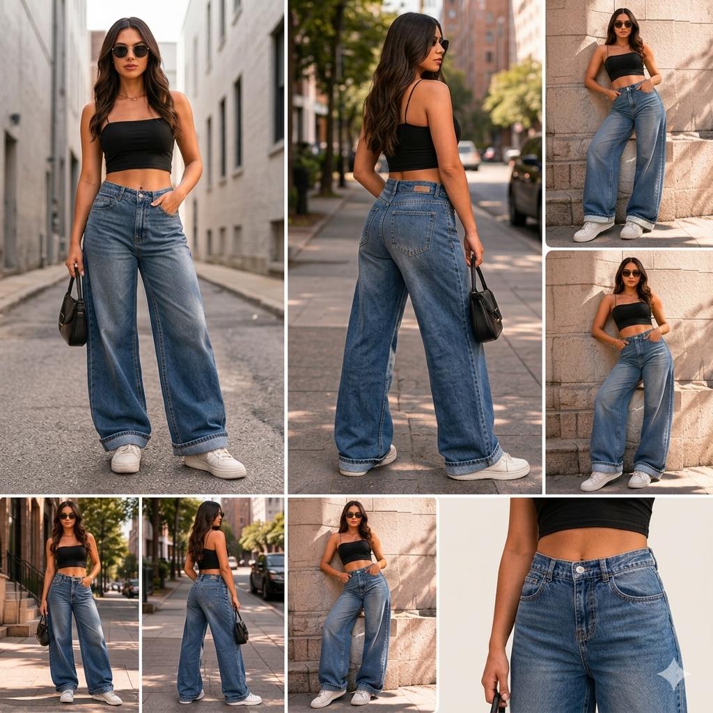 RT Signature Wide-Leg Everyday Jean