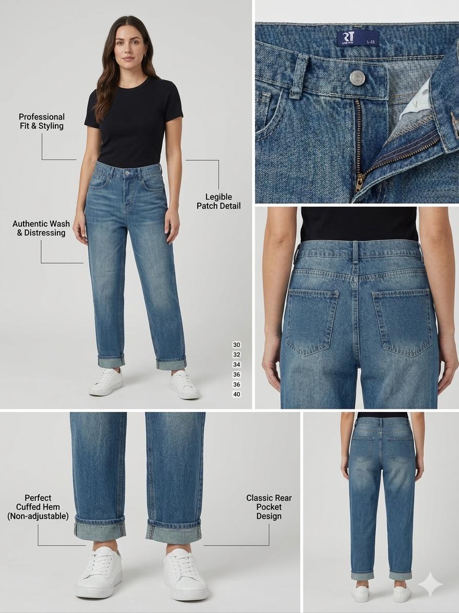 RT Signature Wide-Leg Everyday Jean